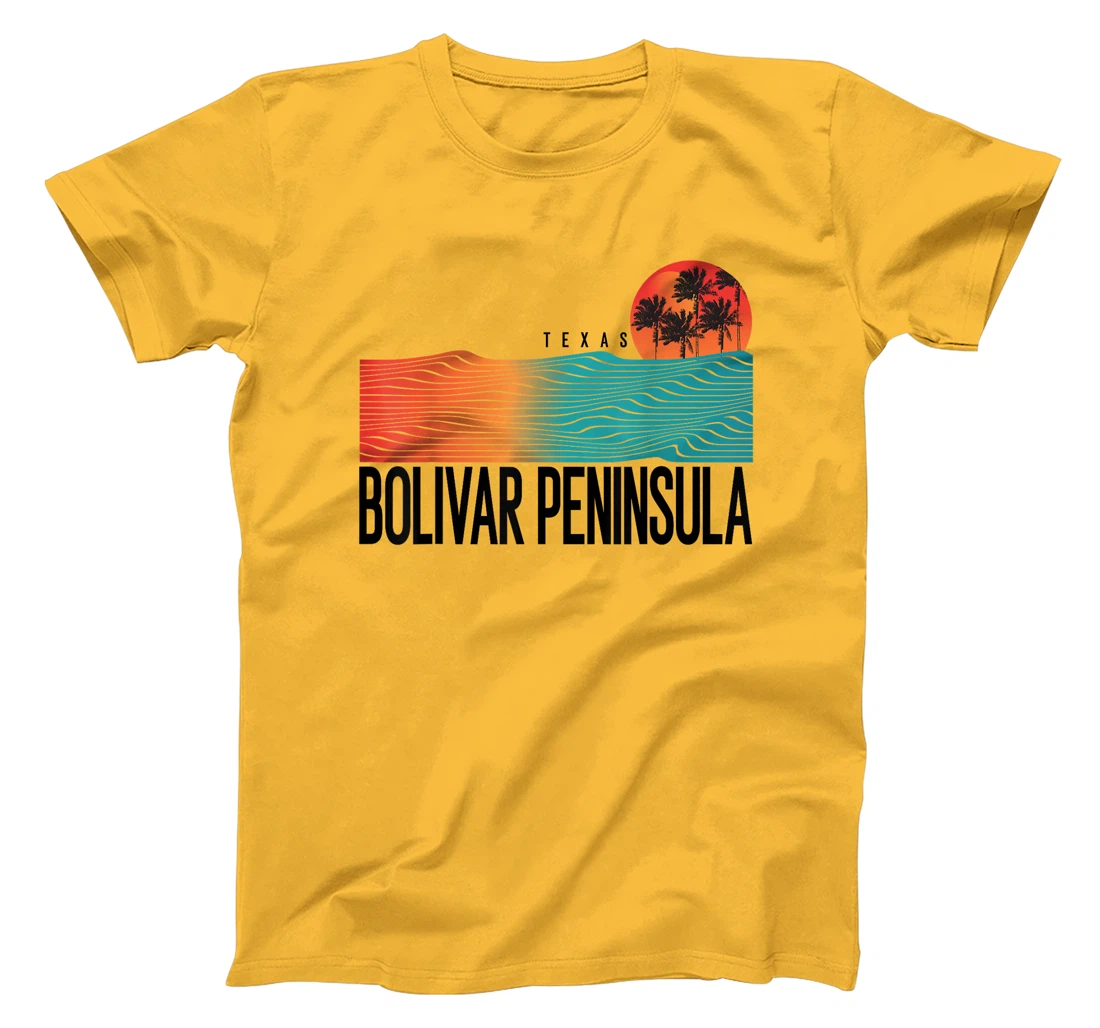 Bolivar Peninsula Texas Men Surfing Women T-Shirt