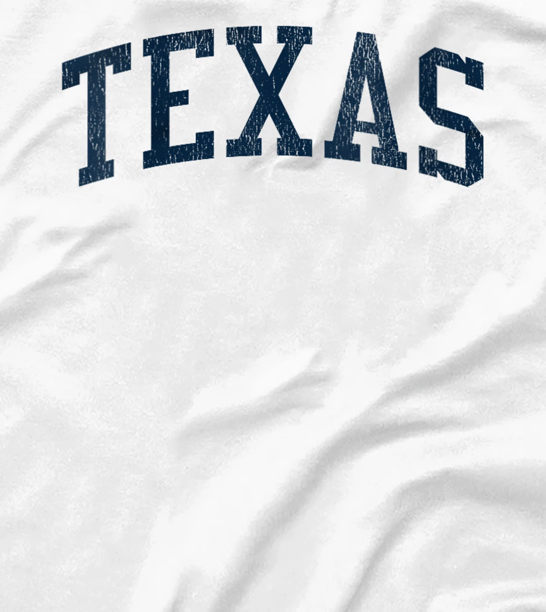 Womens Texas WI Vintage Athletic Sports JSN2 Navy Print T-Shirt