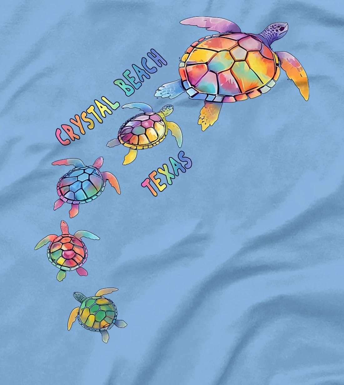 Crystal Beach Texas Sea Turtle Lover Beach CB Premium T-Shirt