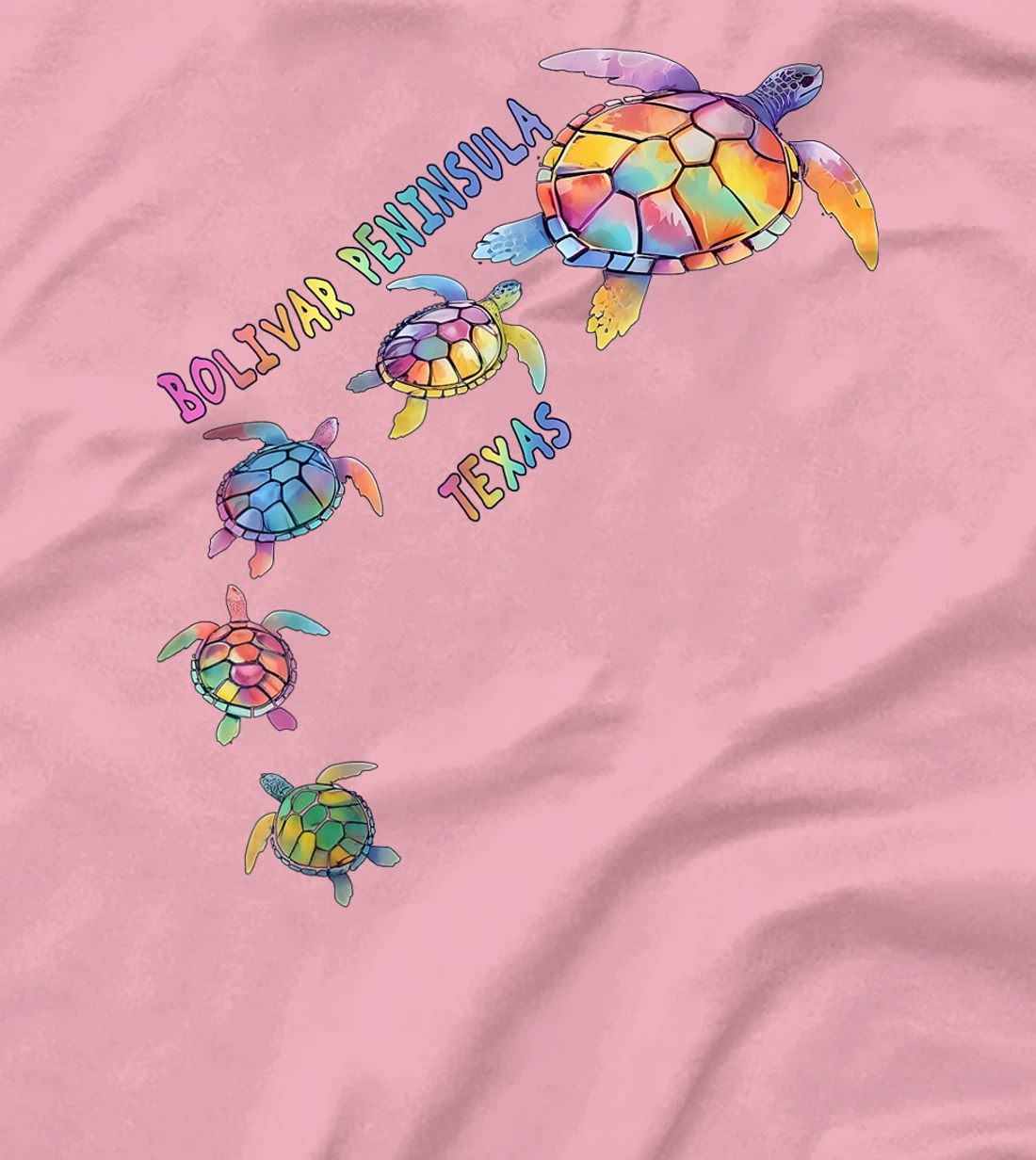 Bolivar Peninsula Texas Sea Turtle Lover Crystal Beach T-Shirt