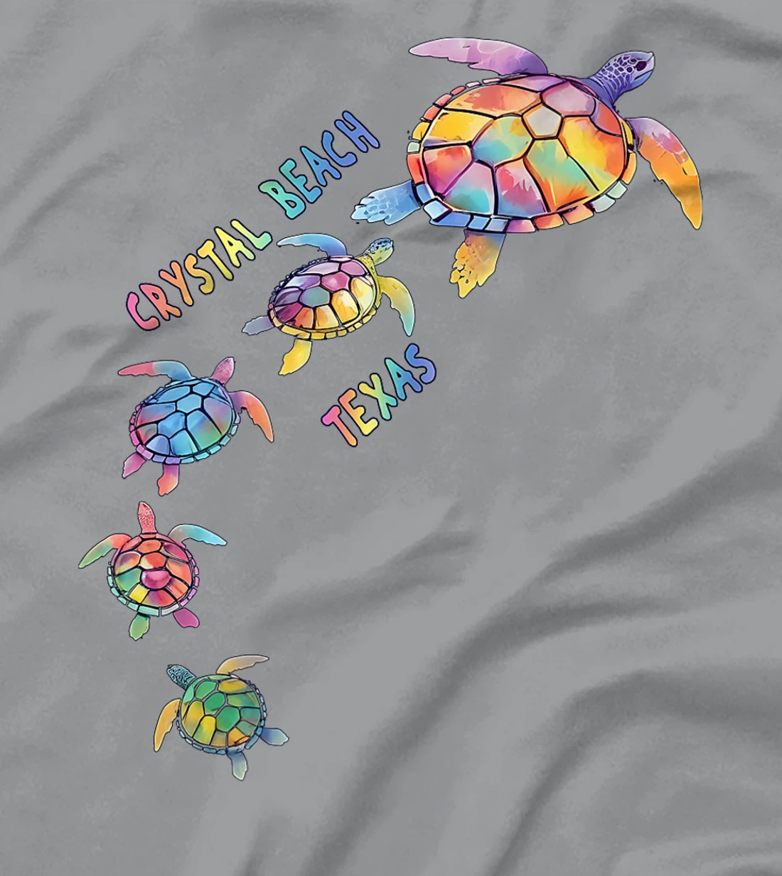 Crystal Beach Texas Sea Turtle Lover Beach CB Premium T-Shirt