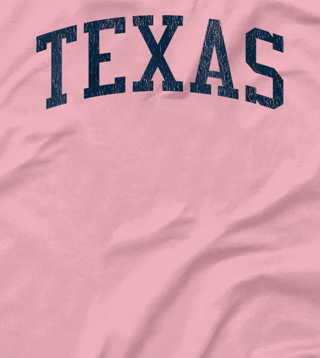 Womens Texas WI Vintage Athletic Sports JSN2 Navy Print T-Shirt