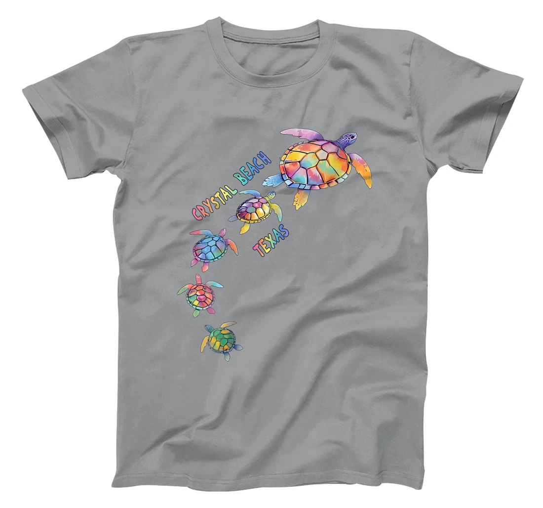 Womens Crystal Beach Texas Sea Turtle Lover Beach CB T-Shirt