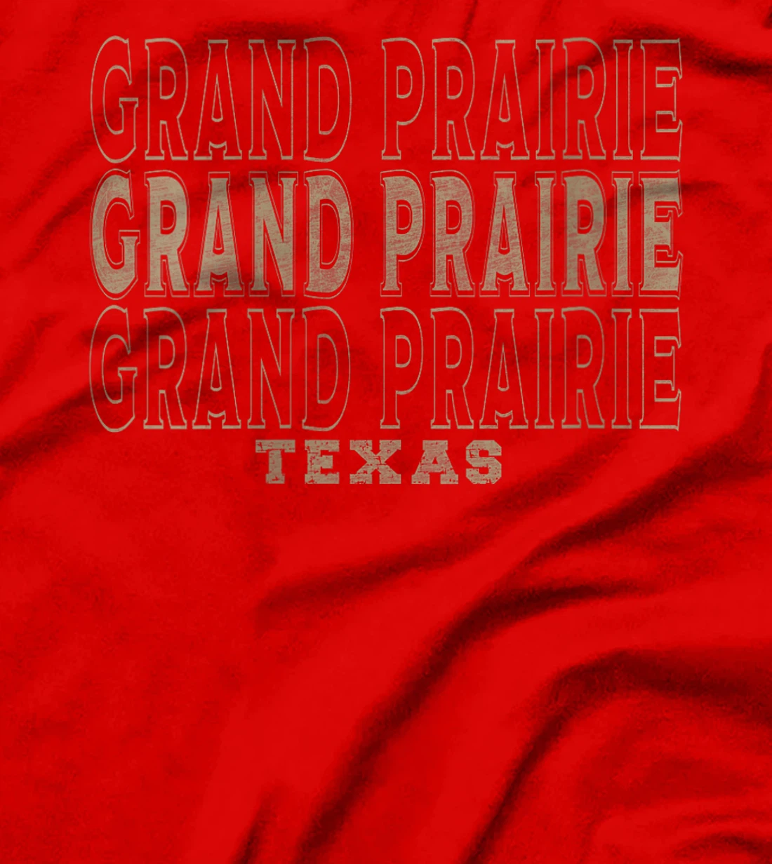 Womens Vintage Grand Prairie Texas T-Shirt
