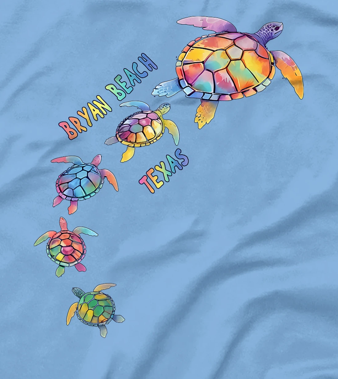 Bryan Beach Texas Sea Turtle Lover Beach Vacation Premium T-Shirt