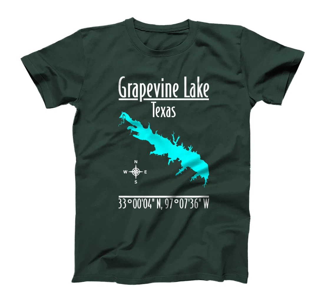 Modern Grapevine Lake - Texas Premium T-Shirt