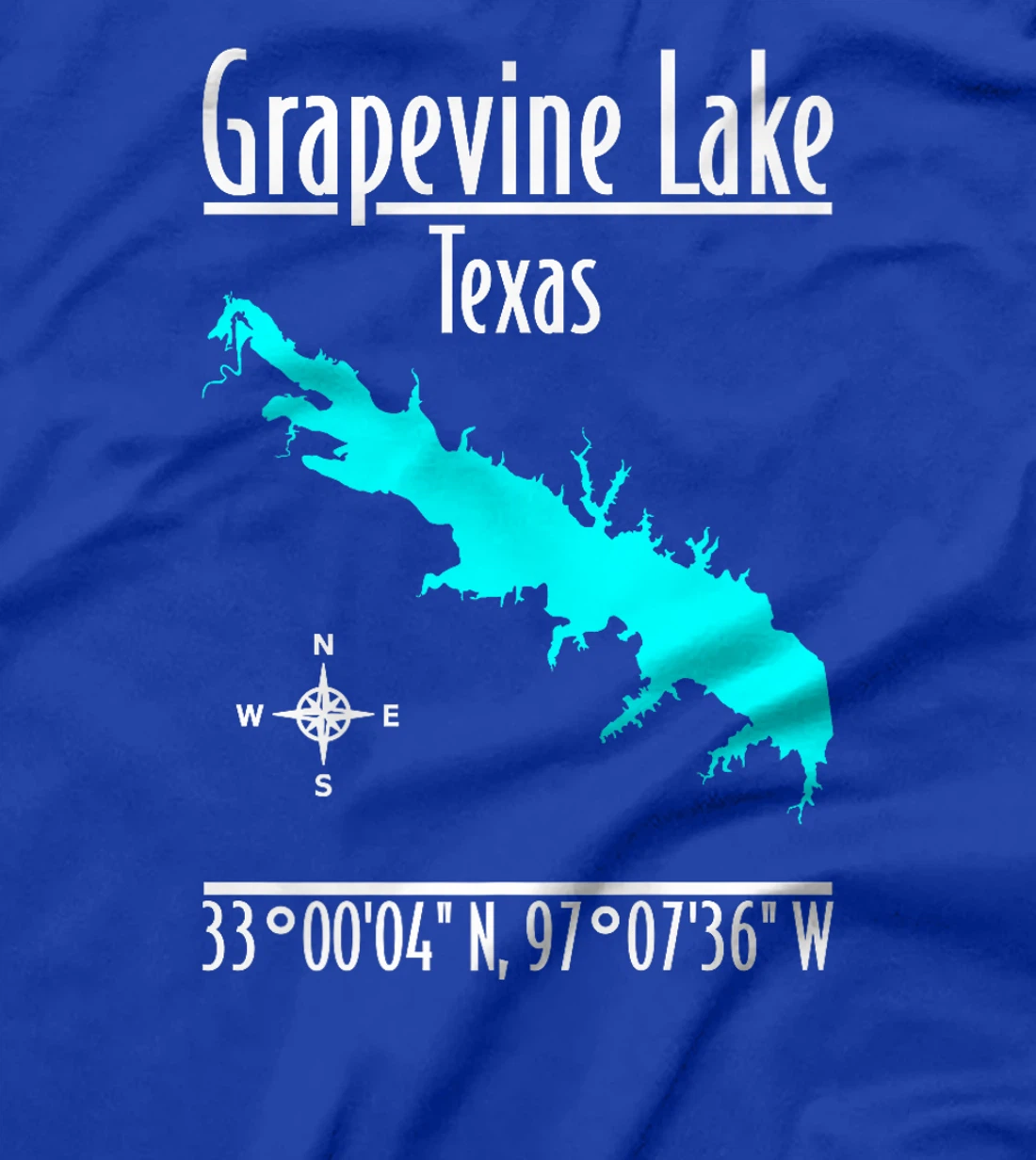 Modern Grapevine Lake - Texas Premium T-Shirt