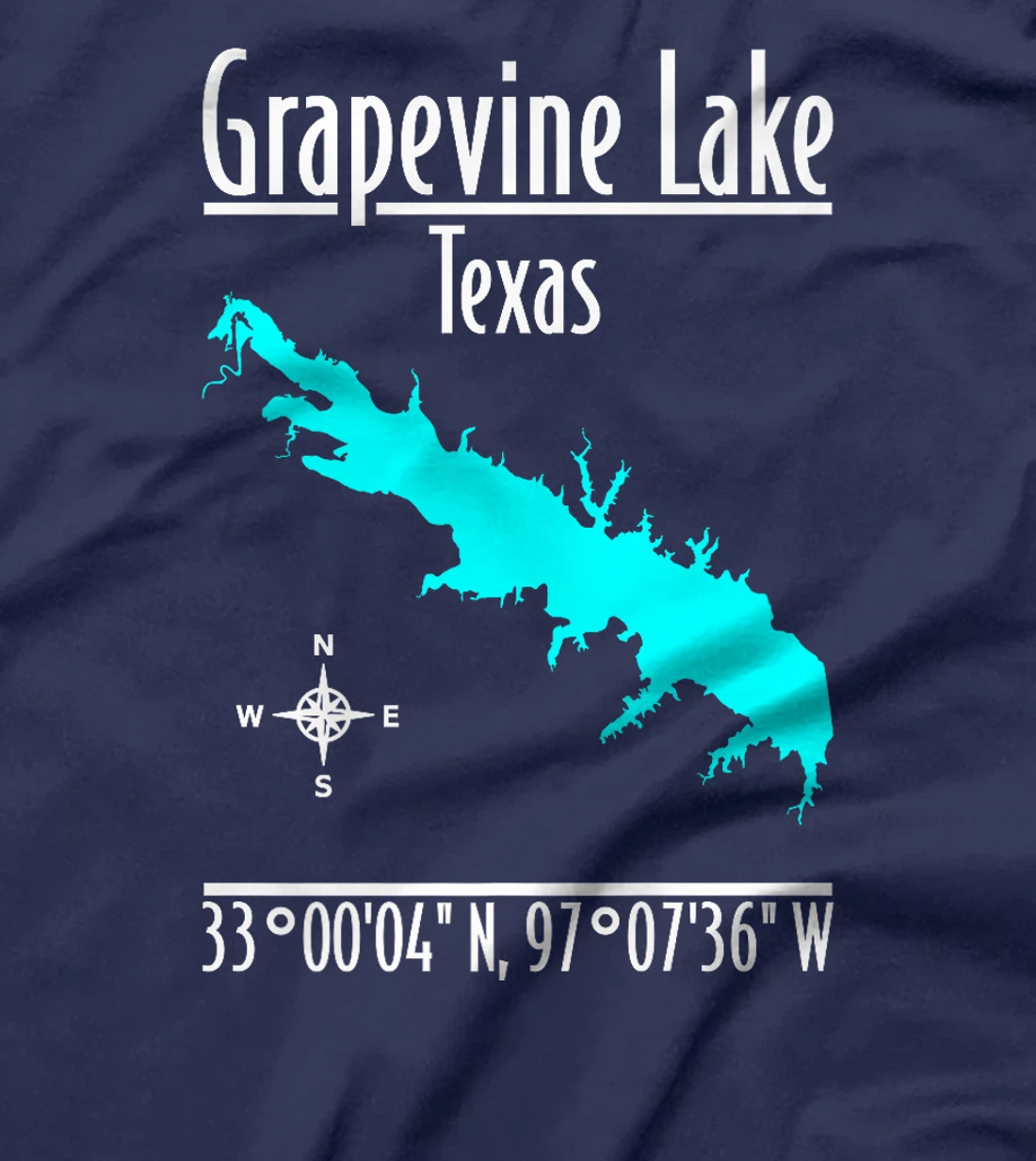 Modern Grapevine Lake - Texas Premium T-Shirt