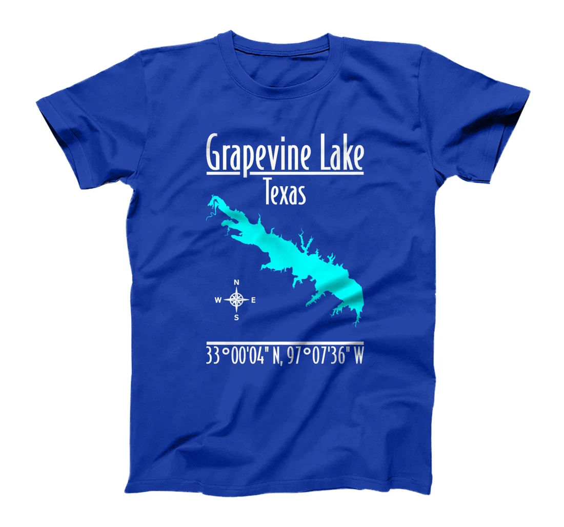 Modern Grapevine Lake - Texas Premium T-Shirt