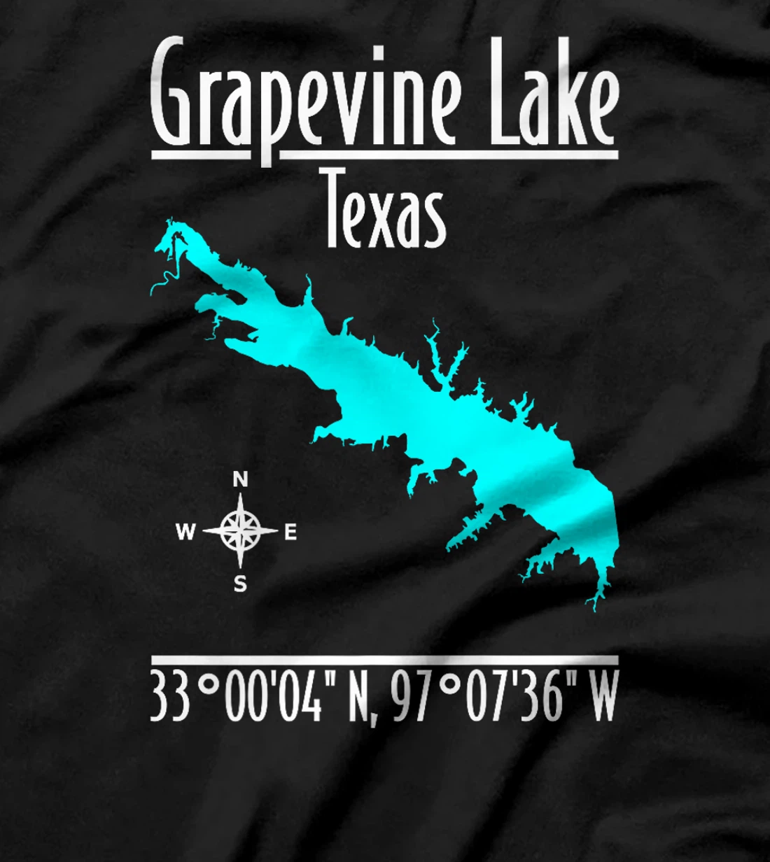 Modern Grapevine Lake - Texas Premium T-Shirt