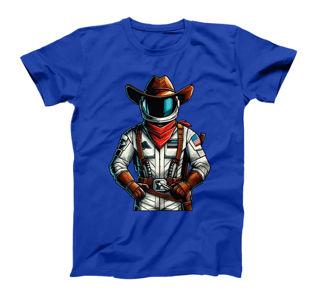 Western Rodeo Cowboy Hat Astronaut Texas Animals Premium T-Shirt