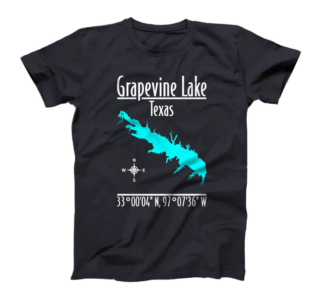 Modern Grapevine Lake - Texas Premium T-Shirt