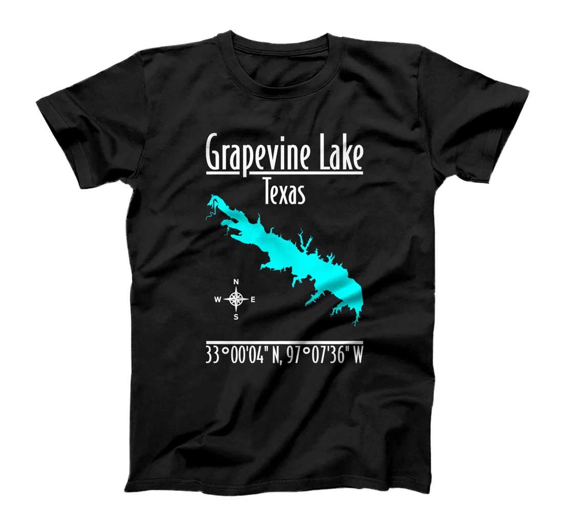 Modern Grapevine Lake - Texas Premium T-Shirt