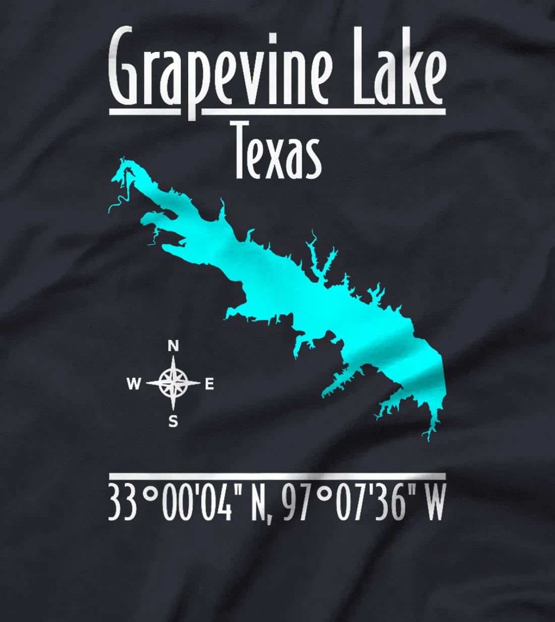 Modern Grapevine Lake - Texas Premium T-Shirt
