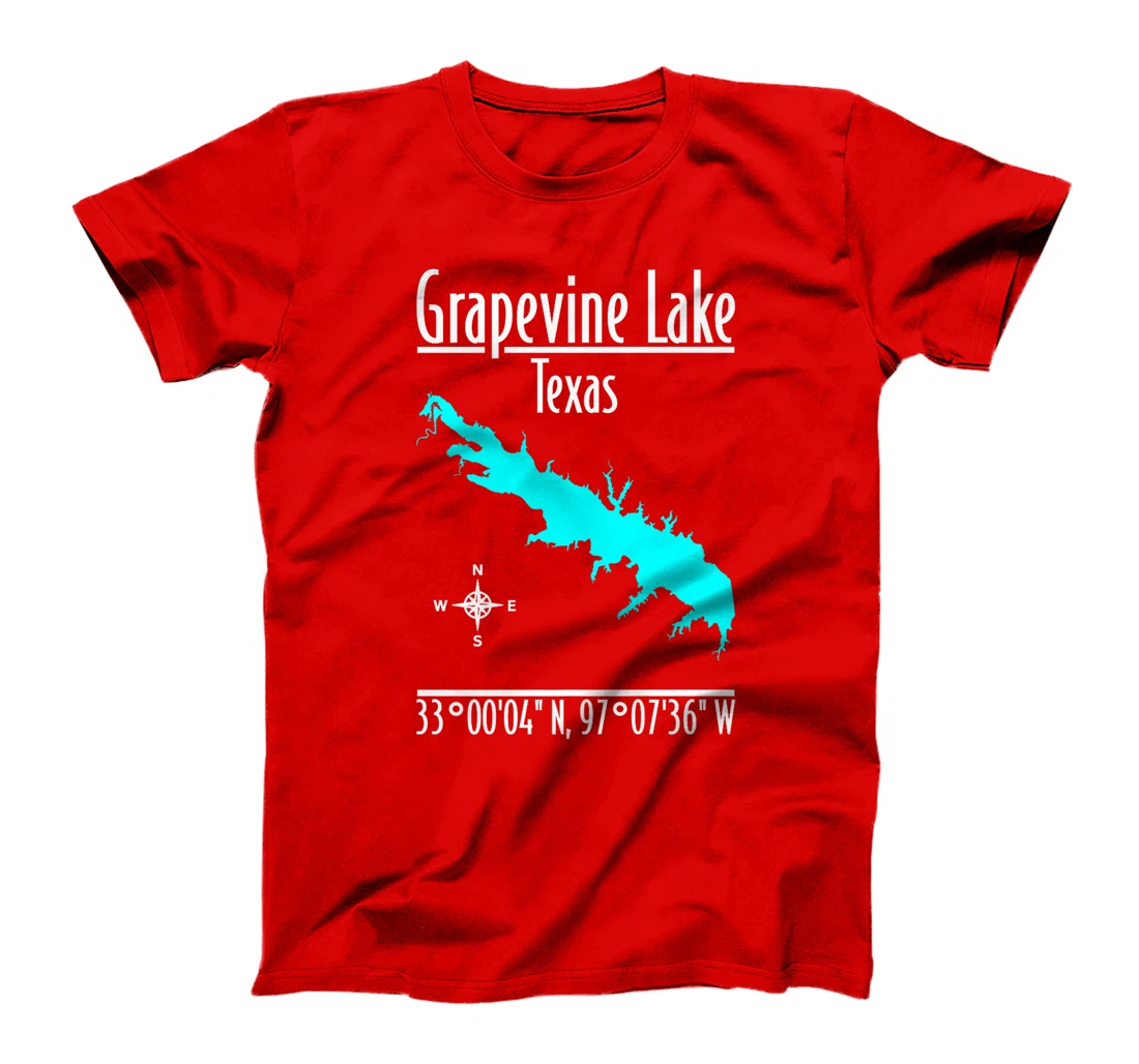 Modern Grapevine Lake - Texas Premium T-Shirt