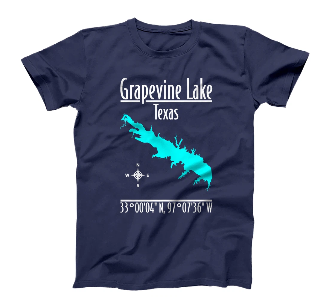 Modern Grapevine Lake - Texas Premium T-Shirt