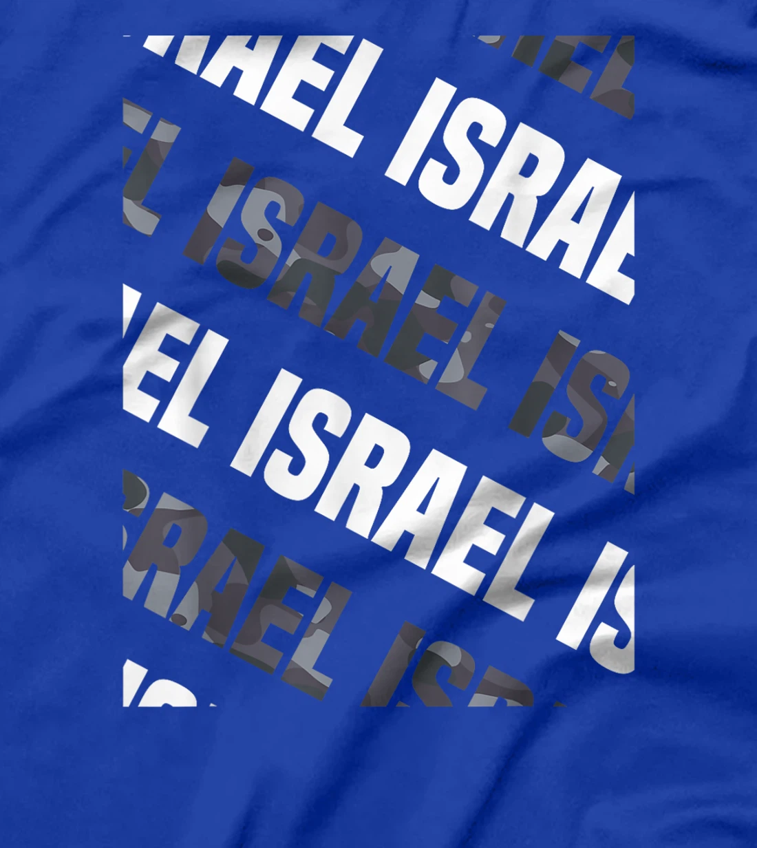 Israel Camo Pattern Grey Camouflage T-Shirt