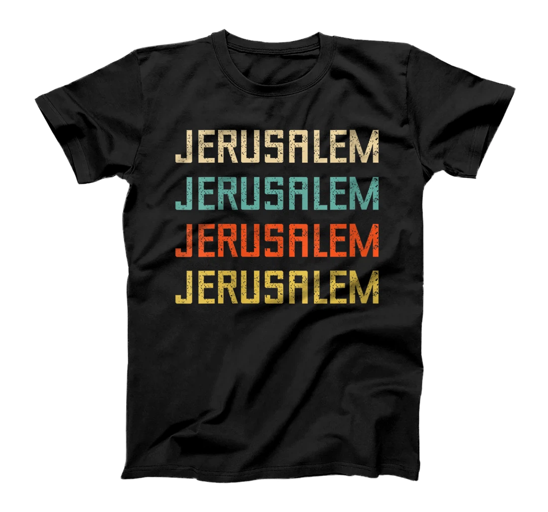Womens Jerusalem Israel Travel Souvenir Western Wall Temple Mount T-Shirt