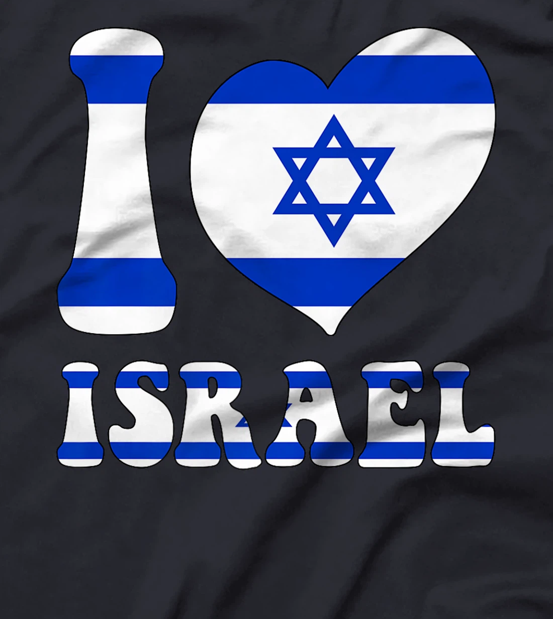 I Love Israel Proud To Be Israeli Israel Flag Heart Graphic Premium T-Shirt