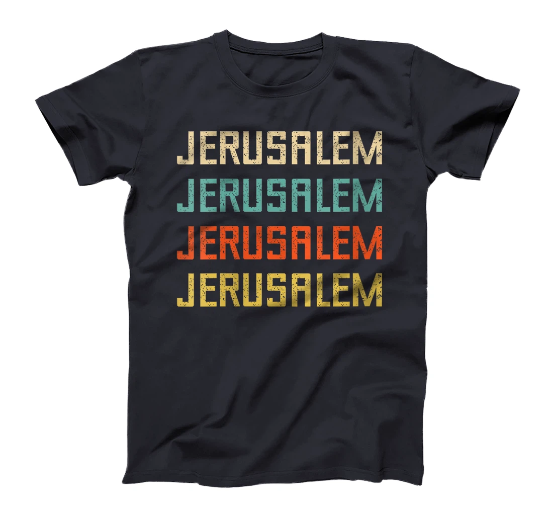 Womens Jerusalem Israel Travel Souvenir Western Wall Temple Mount T-Shirt