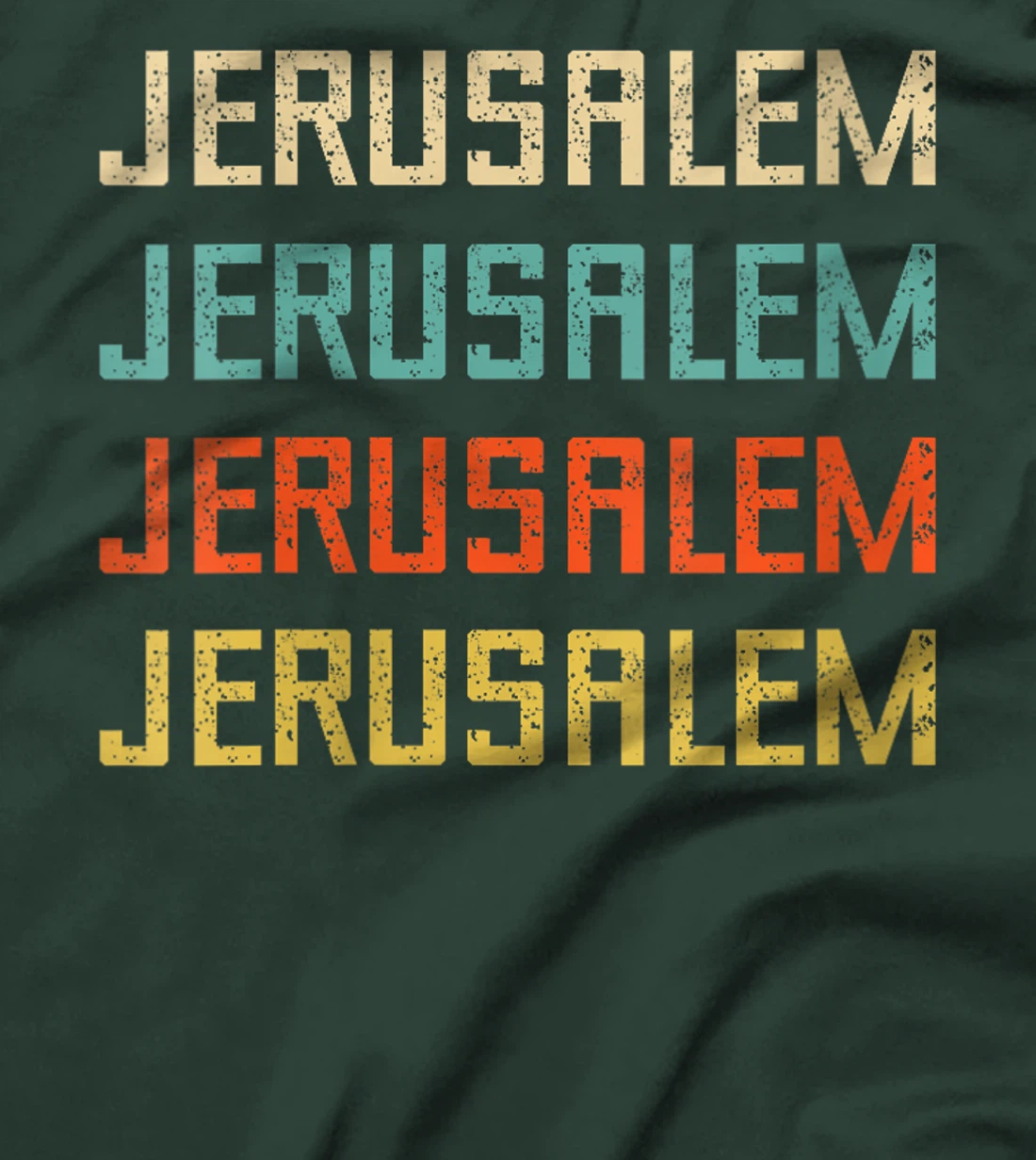 Womens Jerusalem Israel Travel Souvenir Western Wall Temple Mount T-Shirt