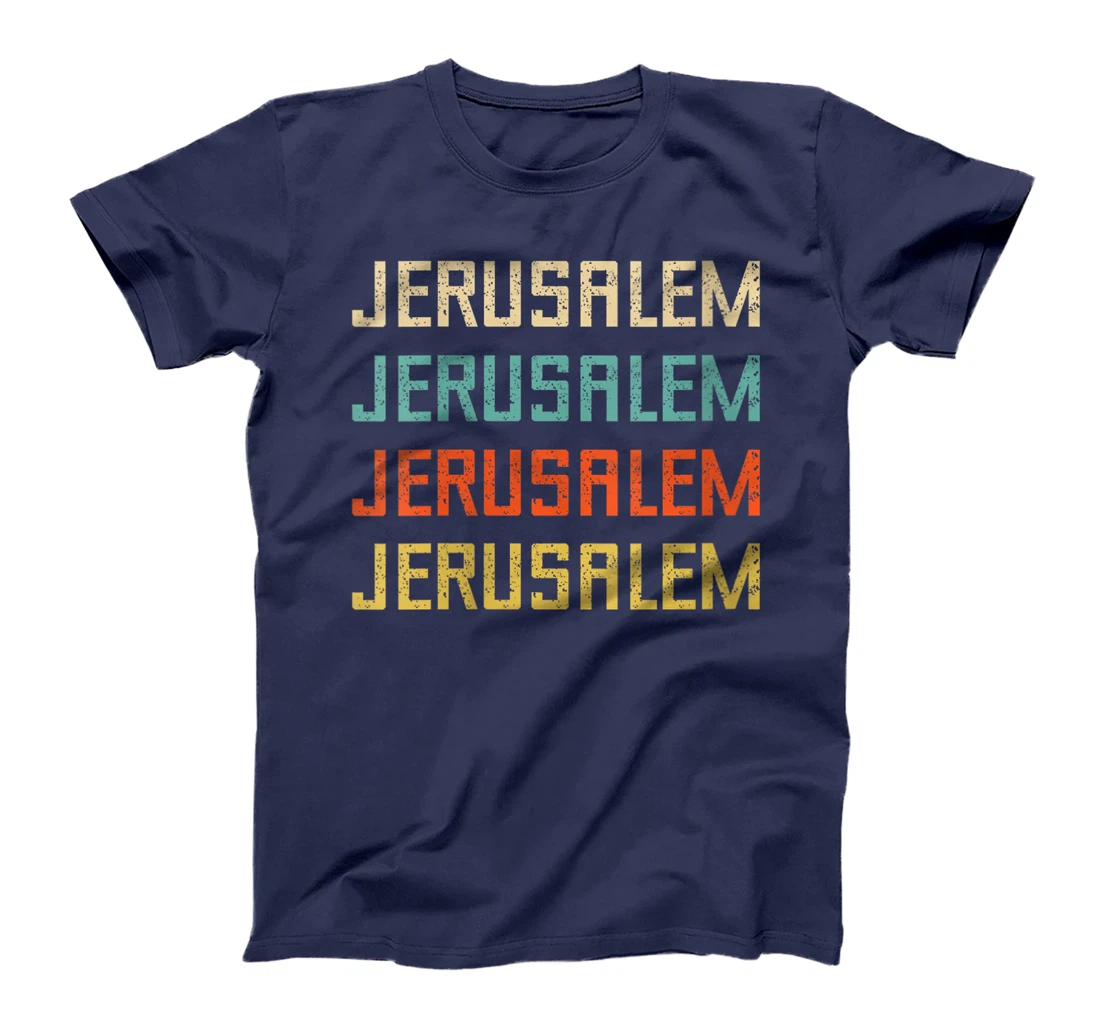 Womens Jerusalem Israel Travel Souvenir Western Wall Temple Mount T-Shirt