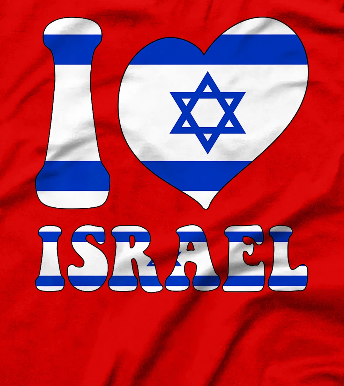 I Love Israel Proud To Be Israeli Israel Flag Heart Graphic Premium T-Shirt