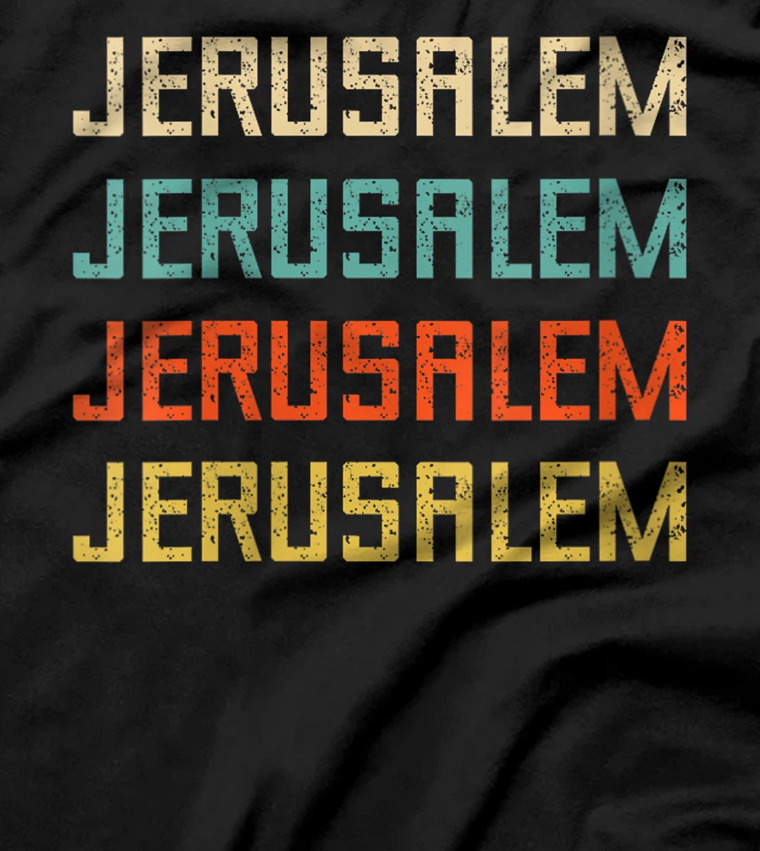 Womens Jerusalem Israel Travel Souvenir Western Wall Temple Mount T-Shirt