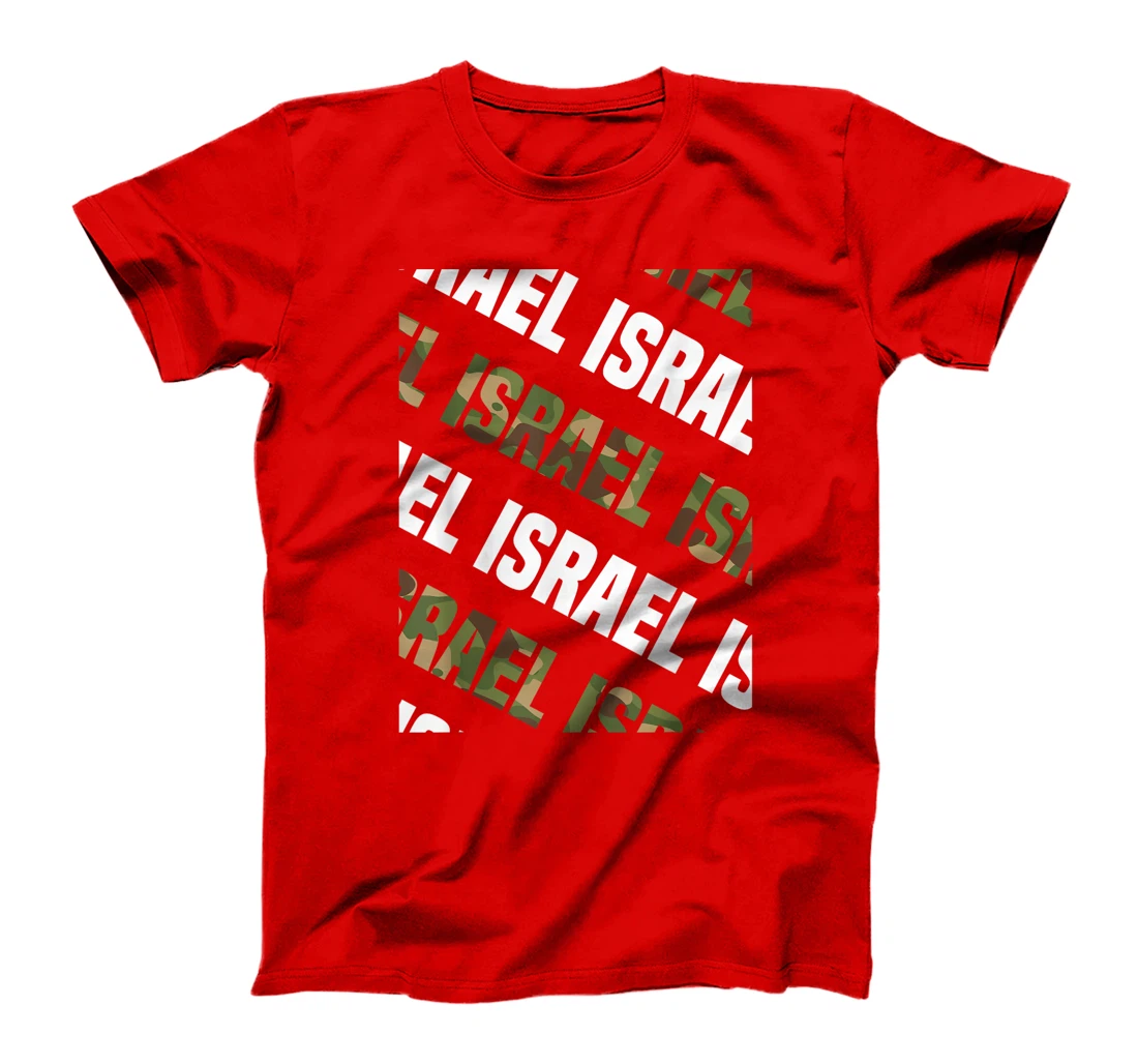Israel Camo Pattern Green Camouflage T-Shirt