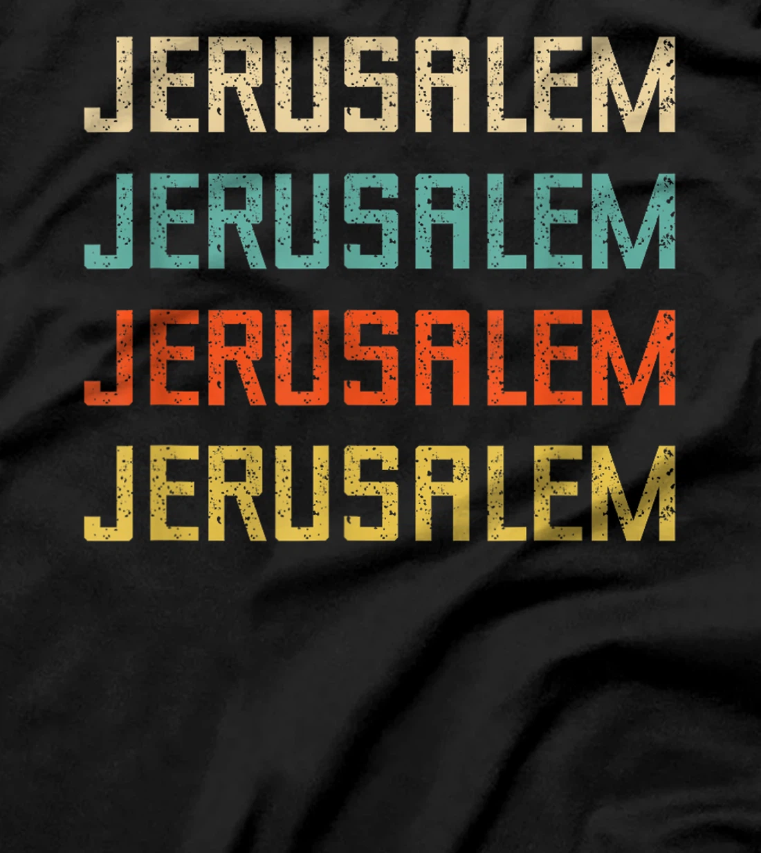Jerusalem Israel Travel Souvenir Western Wall Temple Mount T-Shirt