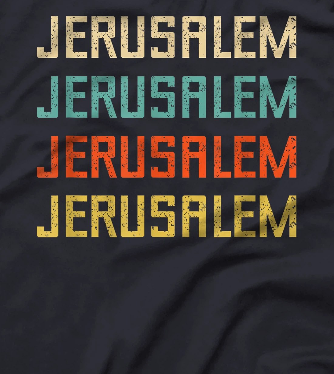 Jerusalem Israel Travel Souvenir Western Wall Temple Mount T-Shirt