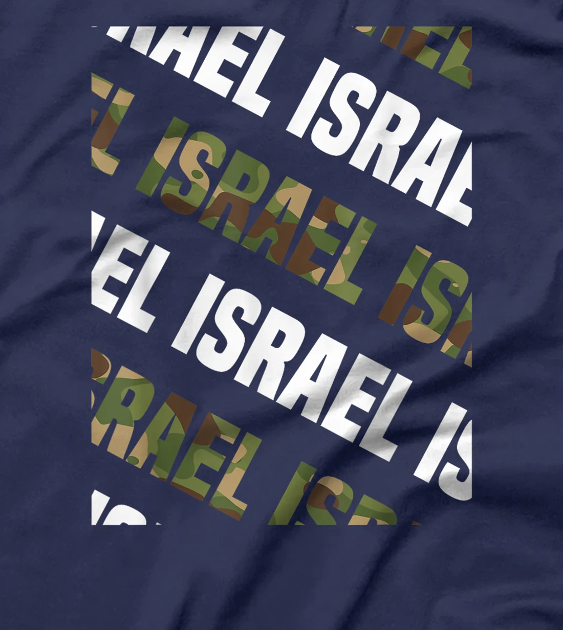 Israel Camo Pattern Green Camouflage T-Shirt
