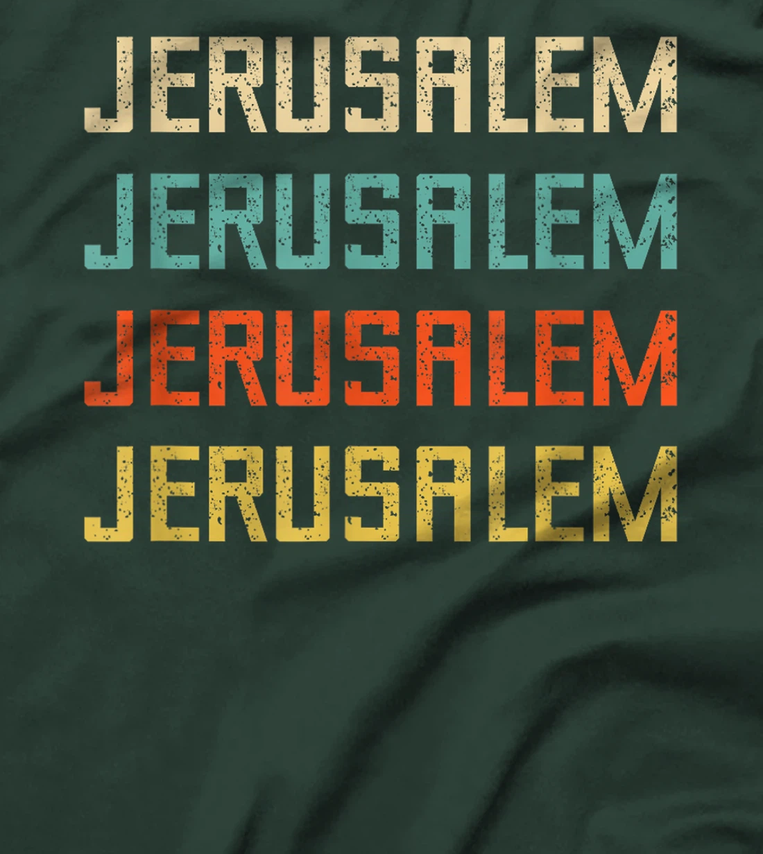 Jerusalem Israel Travel Souvenir Western Wall Temple Mount T-Shirt