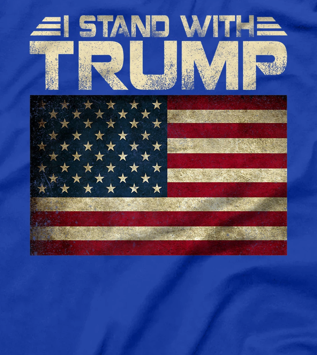 Womens Vintage I Stand With Trump Pro Trump Supporter Men Women T-Shirt
