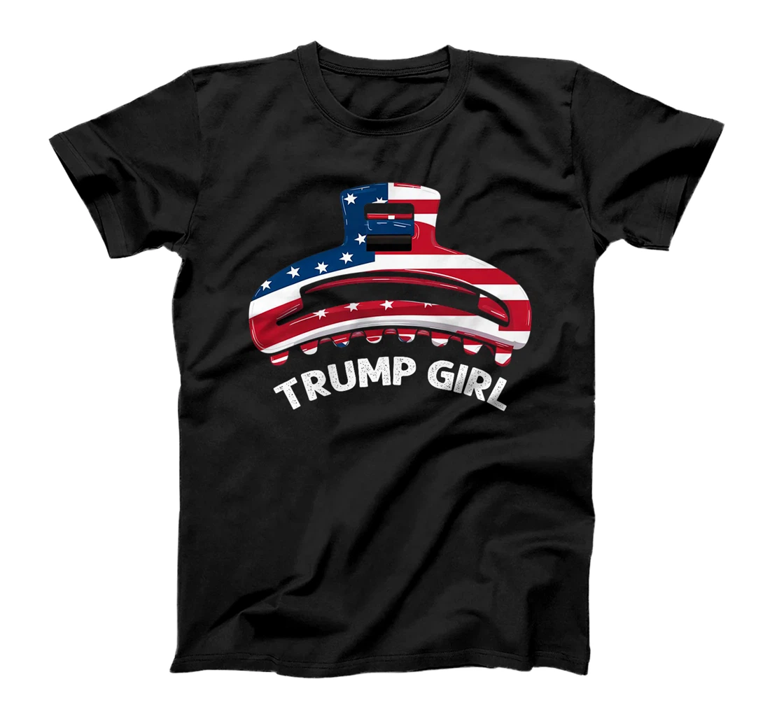 Womens Funny Trump Election, Trump Girl Hair Clip T-Shirt