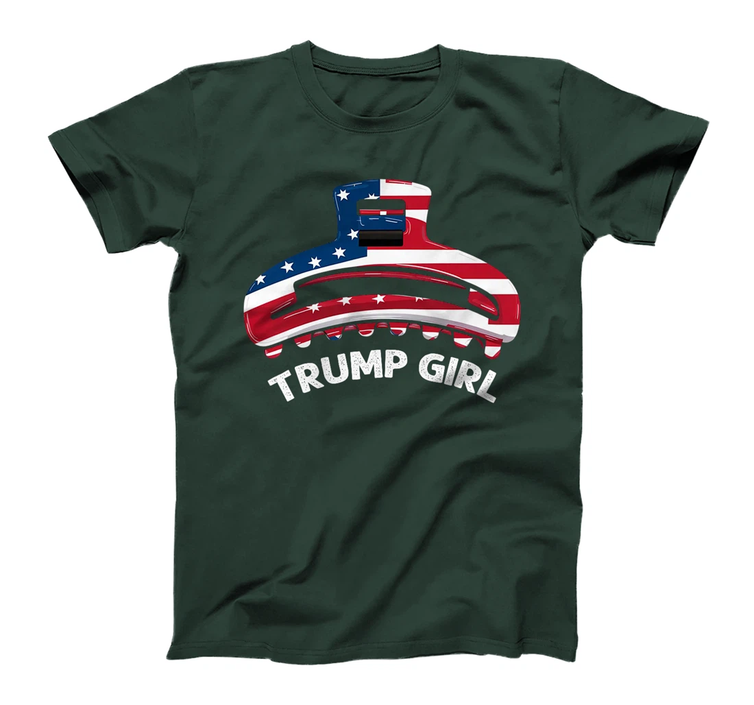 Womens Funny Trump Election, Trump Girl Hair Clip T-Shirt