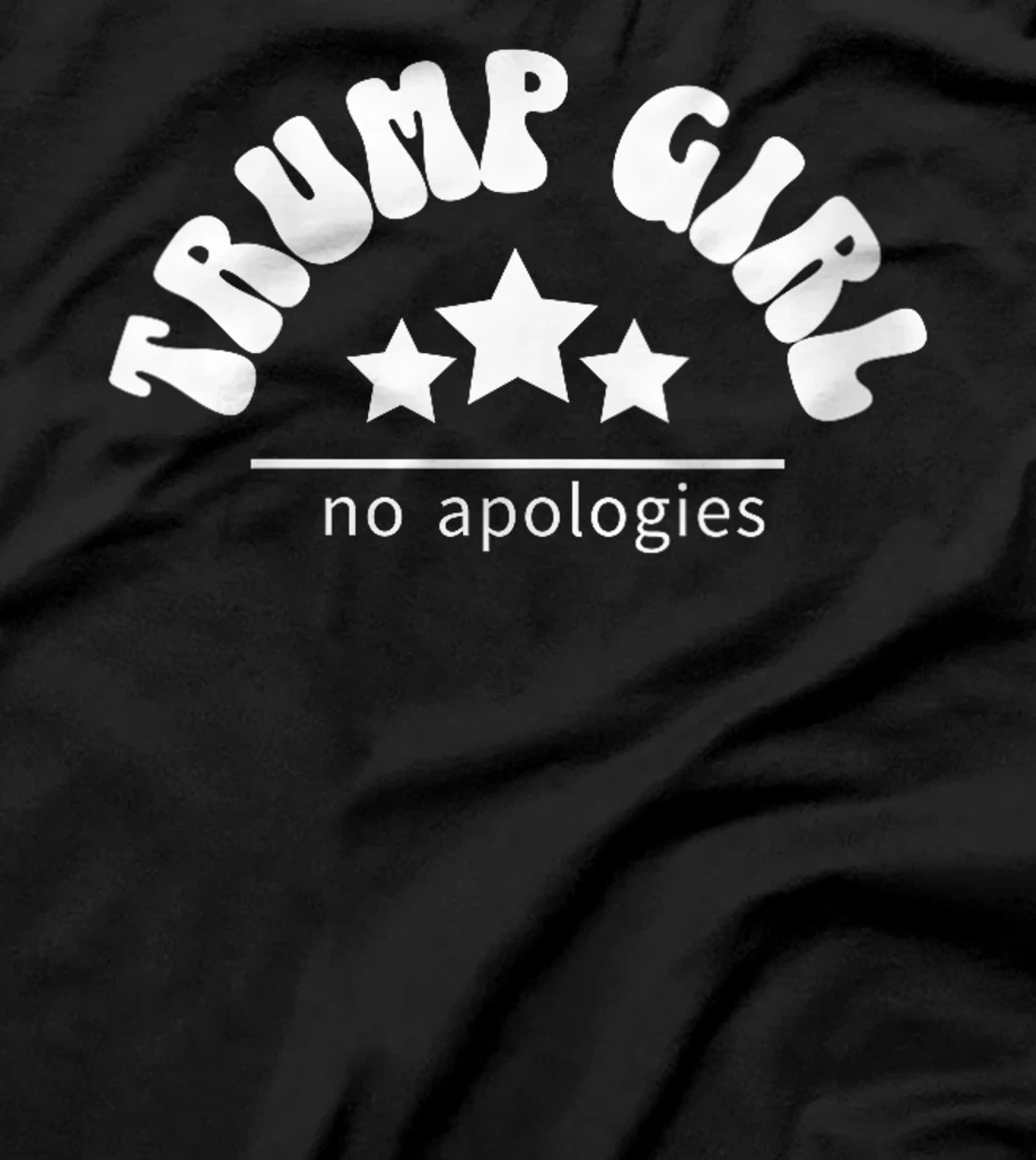 Womens Trump Girl No Apologies Trump 2024 Election Retro Patriotic T-Shirt