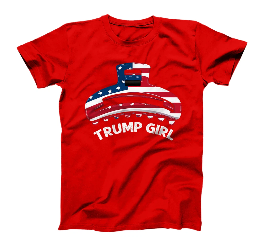 Womens Funny Trump Election, Trump Girl Hair Clip T-Shirt