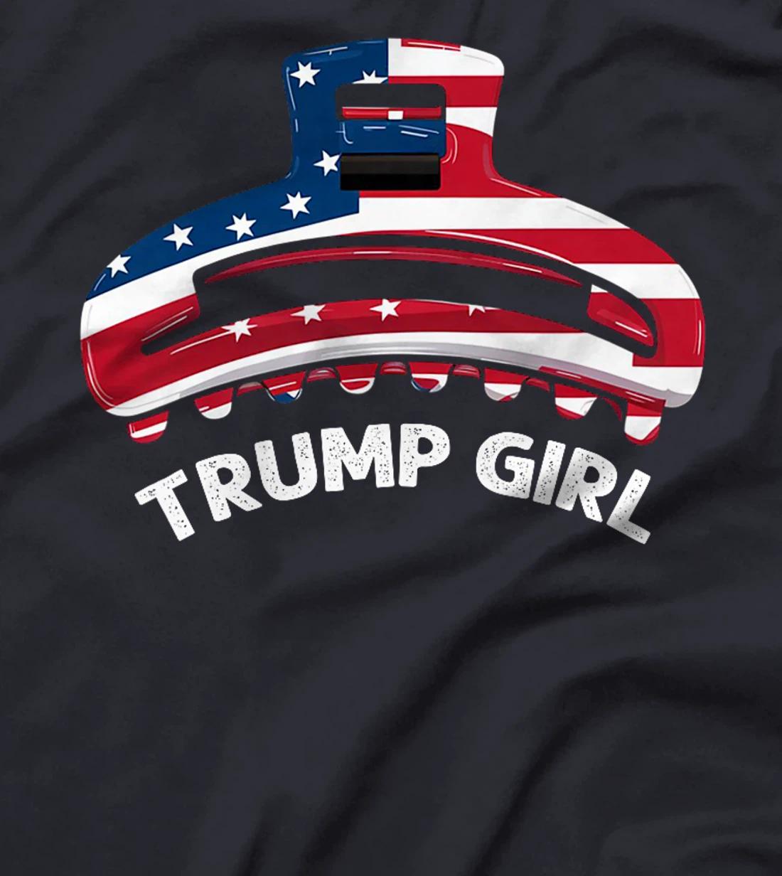 Womens Funny Trump Election, Trump Girl Hair Clip T-Shirt