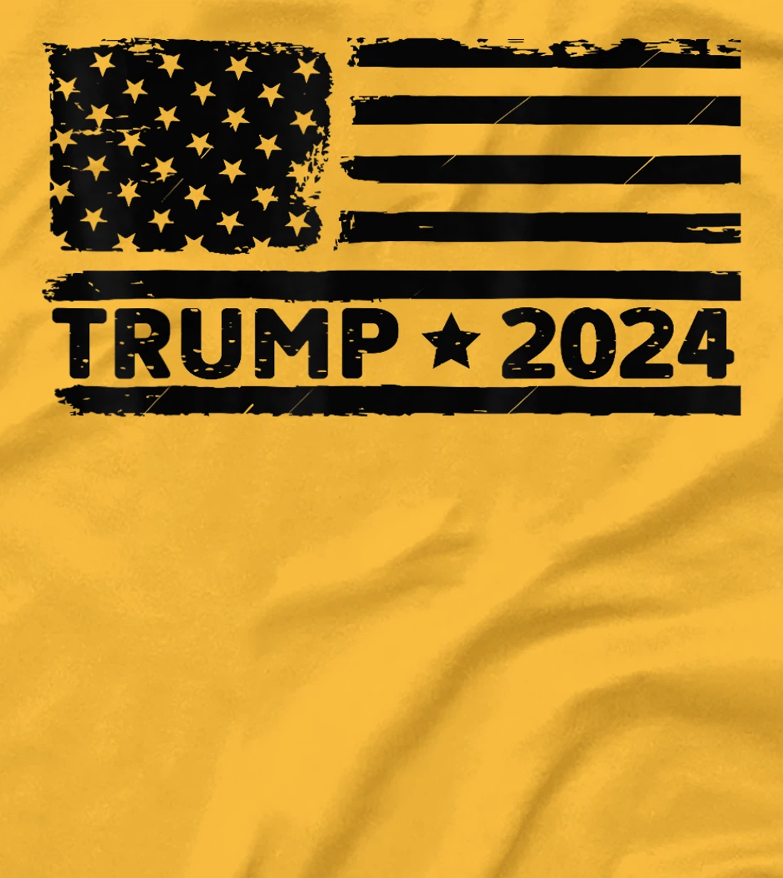 Womens Unique America Donald Trump 2024 Flag T-Shirt