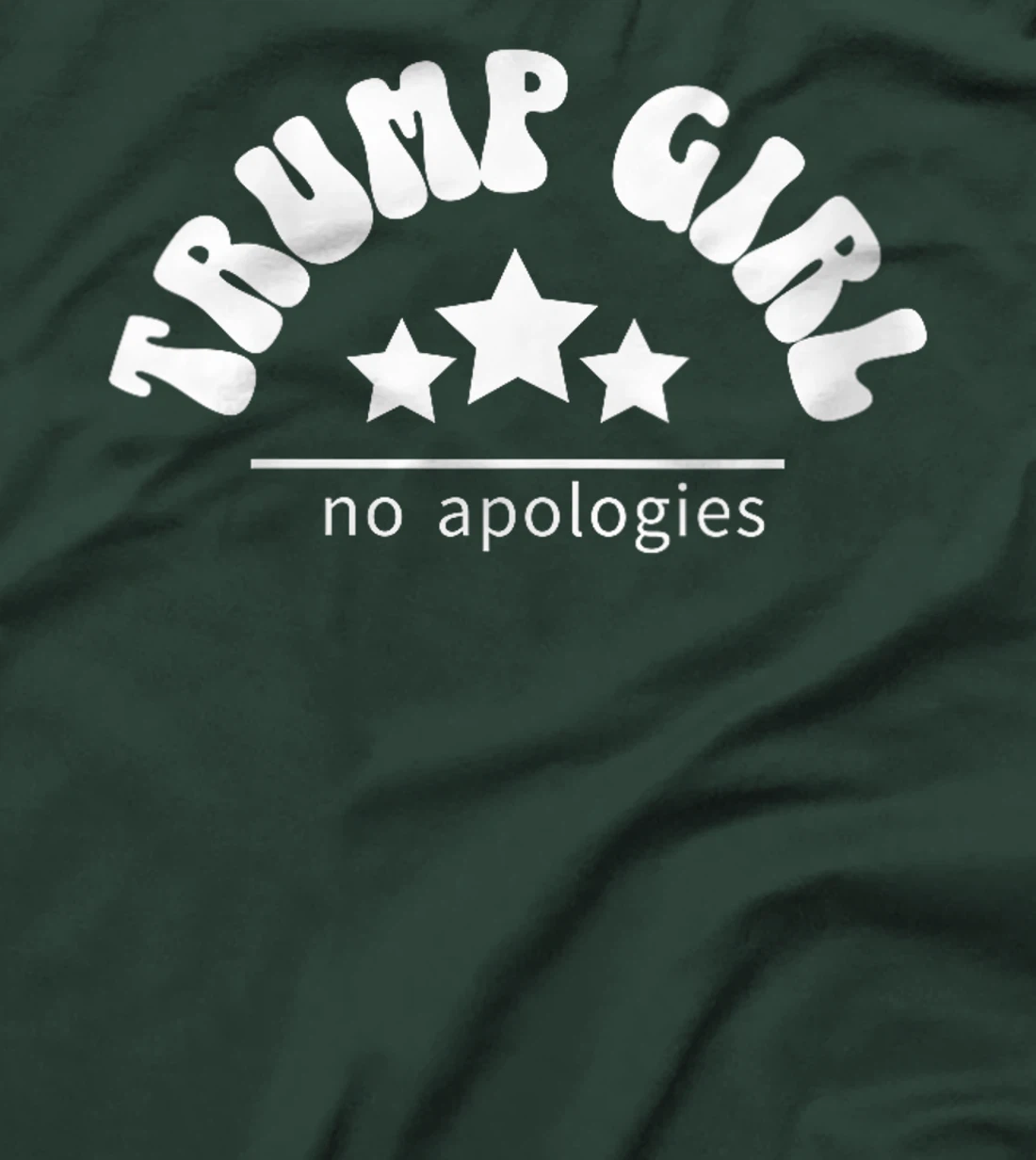 Womens Trump Girl No Apologies Trump 2024 Election Retro Patriotic T-Shirt