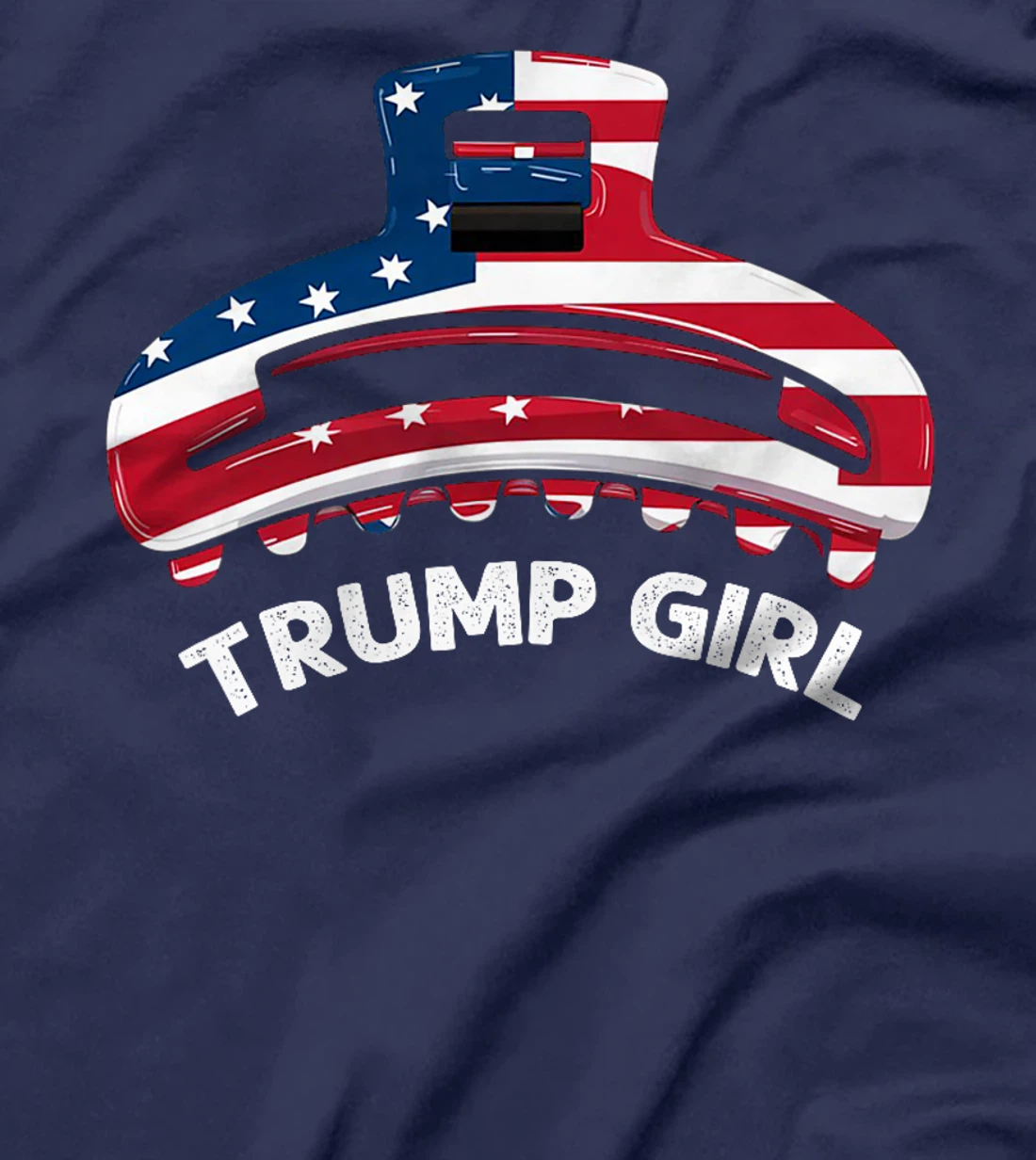 Womens Funny Trump Election, Trump Girl Hair Clip T-Shirt