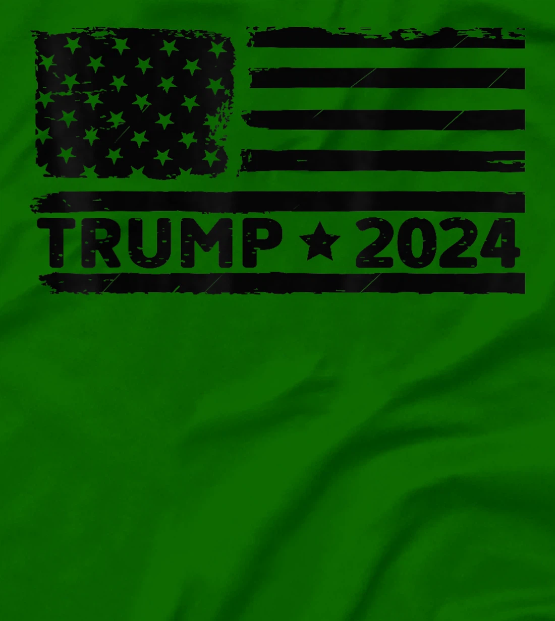 Womens Unique America Donald Trump 2024 Flag T-Shirt