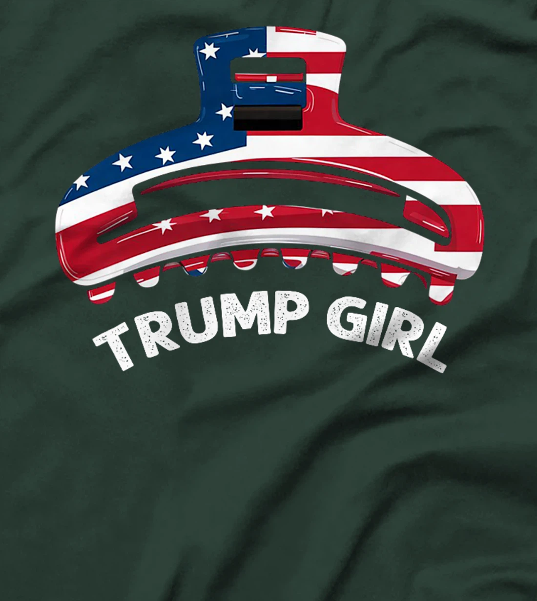 Womens Funny Trump Election, Trump Girl Hair Clip T-Shirt
