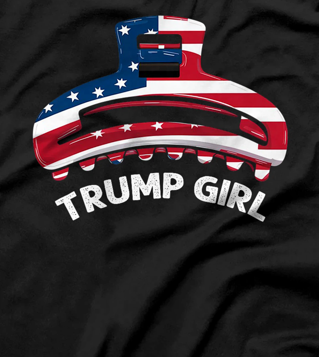 Womens Funny Trump Election, Trump Girl Hair Clip T-Shirt
