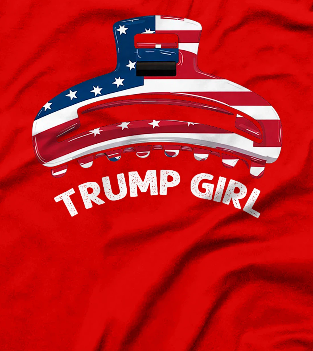 Womens Funny Trump Election, Trump Girl Hair Clip T-Shirt