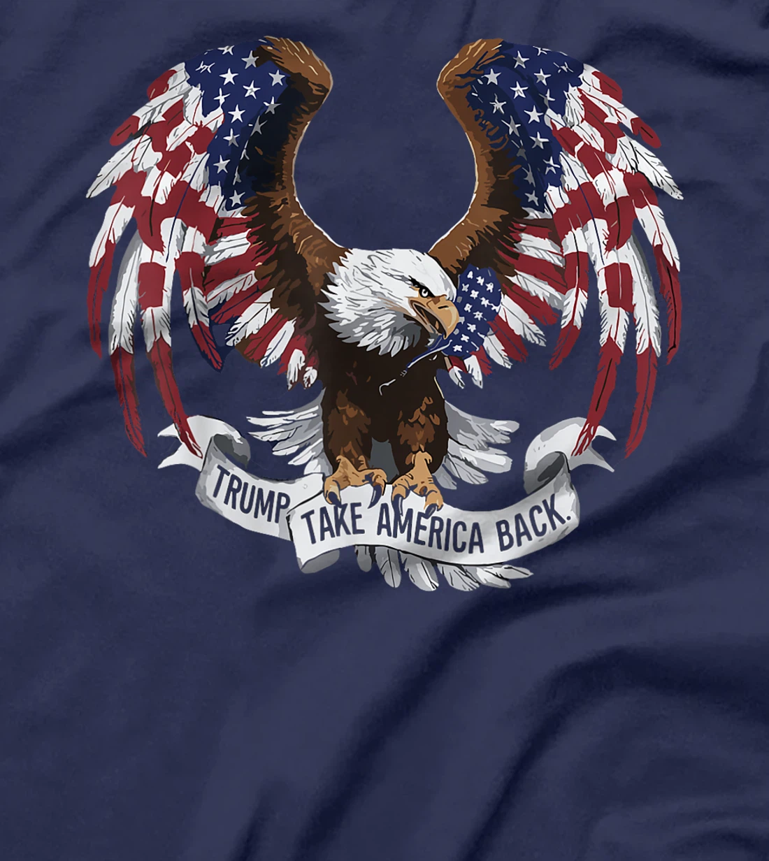 Trump 2024 Flag Take America Back Men Women Donald Trump T-Shirt