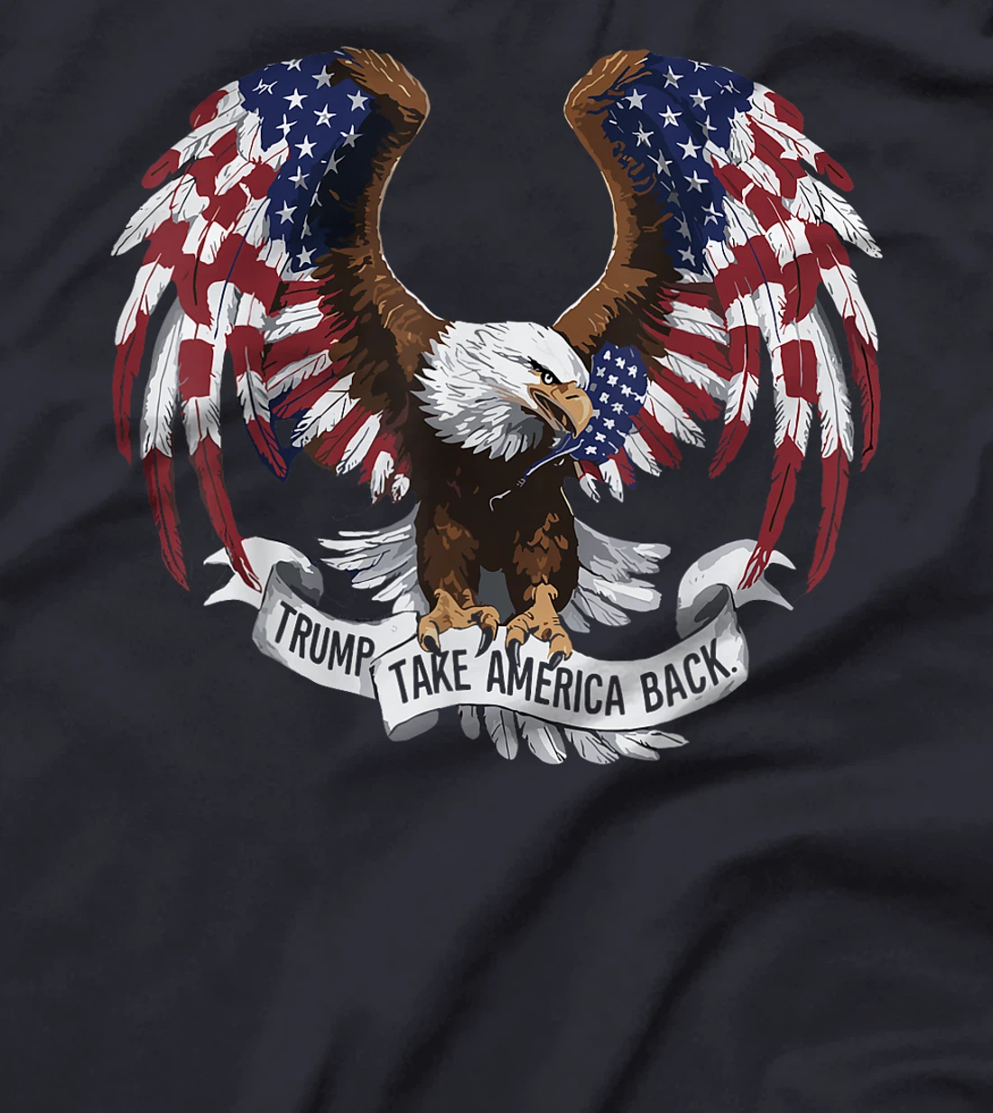 Trump 2024 Flag Take America Back Men Women Donald Trump T-Shirt