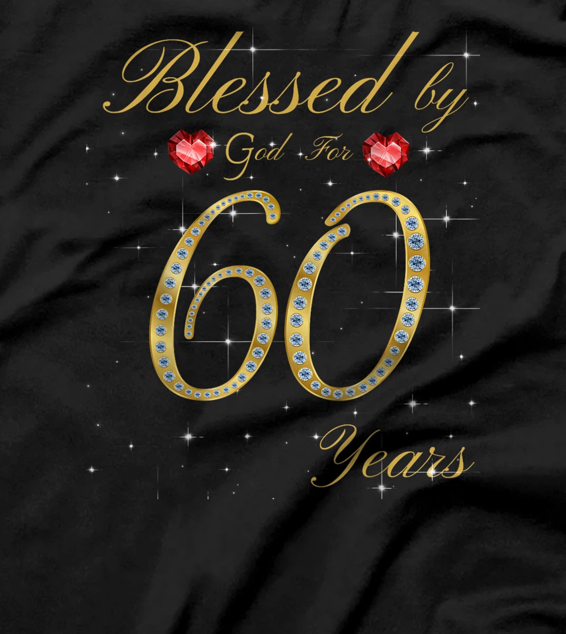Blessed By God For 60 Years Old 60th Birthday For Women T-Shirt