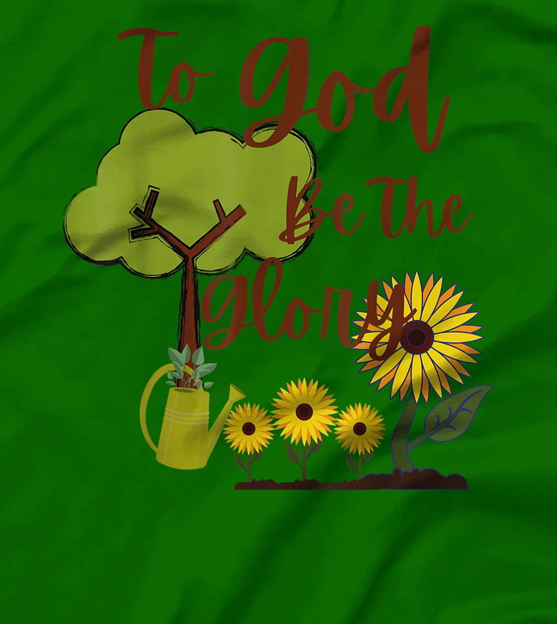 To God Be The Glory Christian Quote T-Shirt